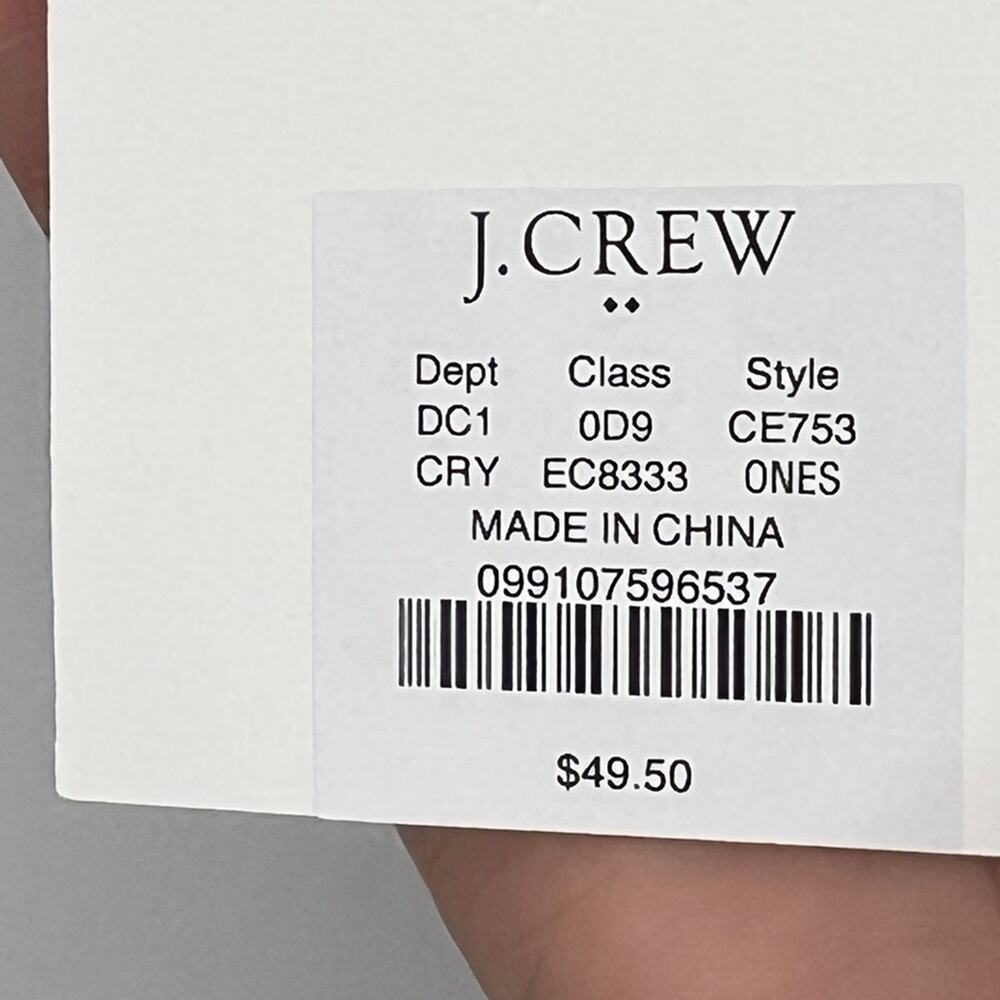 J.Crew Long crystal bow statement earrings - Picture 4 of 4